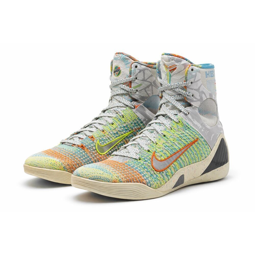 “Nike Kobe 9 Elite Premium ‘What The Kobe’ 678301-904 Size 9.5 Multicolor Flykni